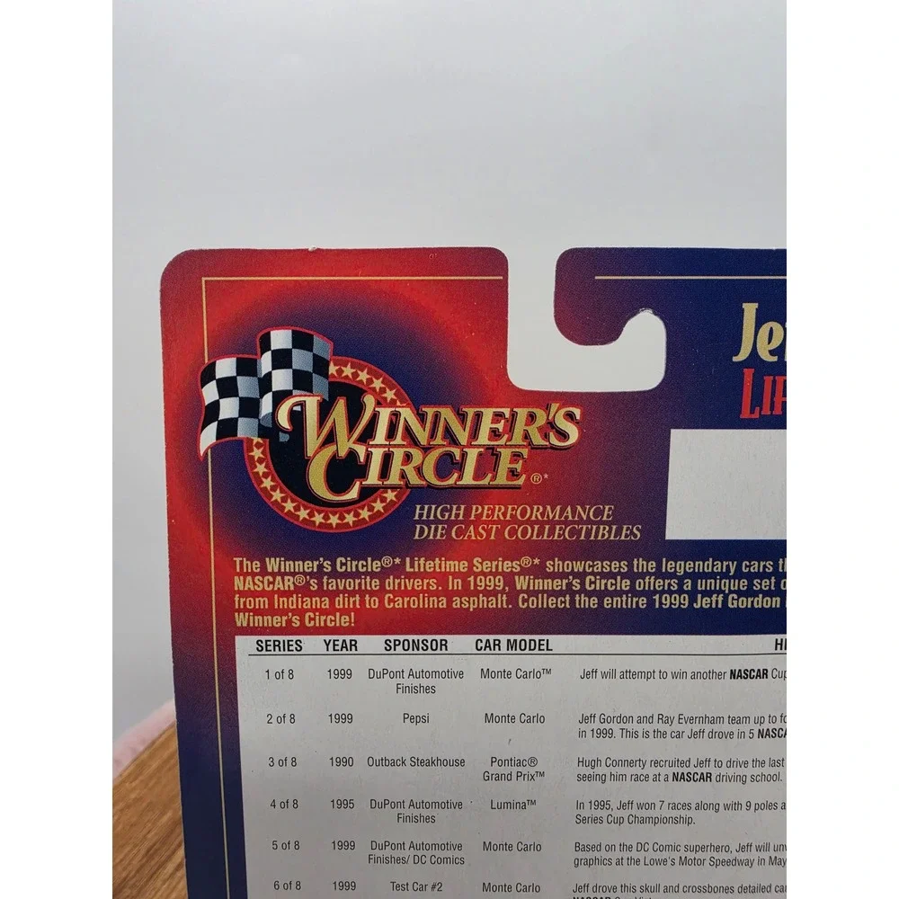 Jeff Gordon Winners Circle 1/64 Superman Racing 24 Monte Carlo Lifetime Series 5